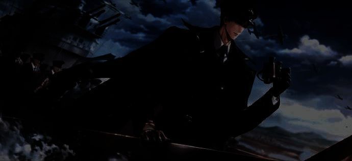 顾时夜·山海奔赴角色形象展示，背景为古风场景，角色神情坚定