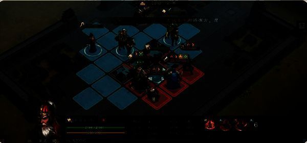 黄盖将曹仁推出城池的战术演示画面，战斗节奏紧张刺激