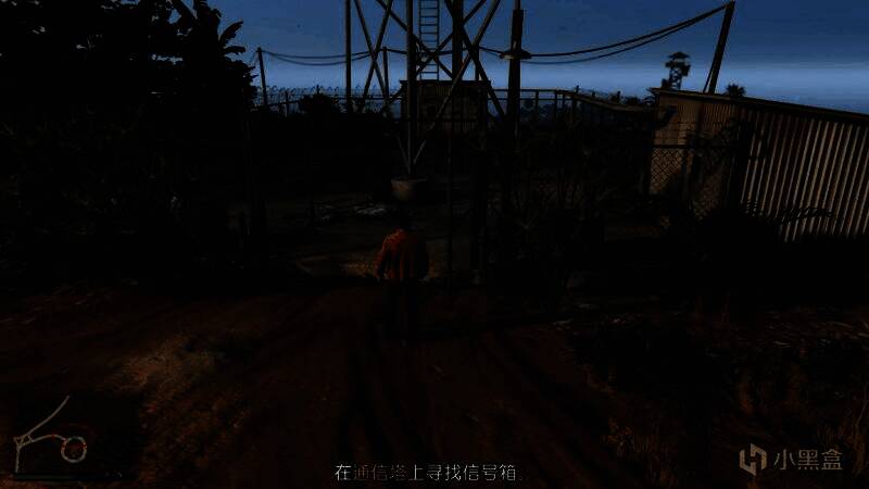 GTAOL佩里科夫岛潜水路线图，红框为上岸点