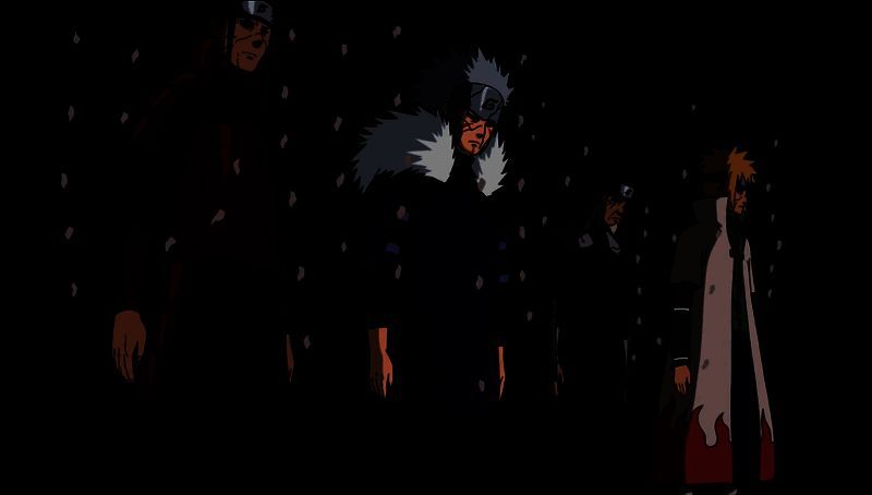 秽土转生的三代火影与其他火影并肩作战