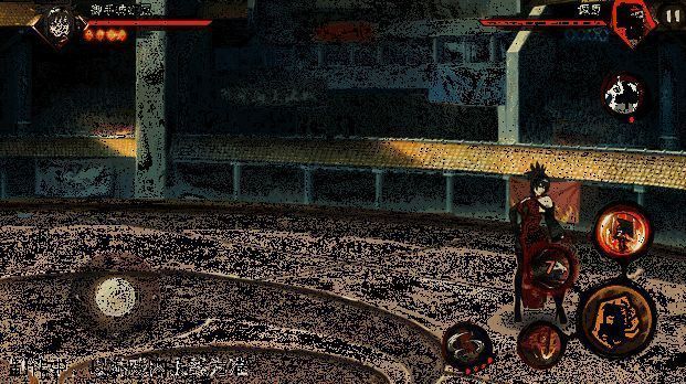 二技能滑普攻腾空摆荡演示，红豆在空中灵活转向