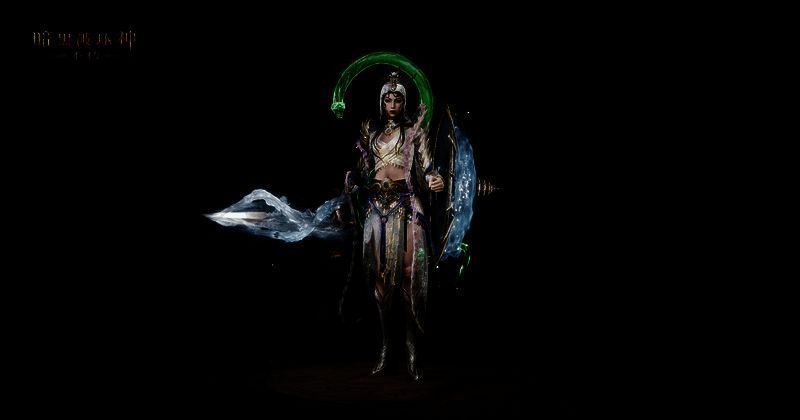 《暗黑破坏神:不朽》水云赋男款时装展示,华冠重甲,威风凛凛