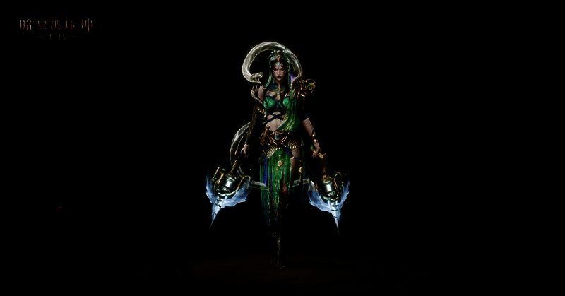 《暗黑破坏神:不朽》水云赋时装多人角色展示,男女款式风格各异