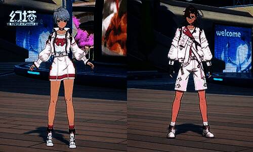 春节时装展示，角色身着传统节日服饰