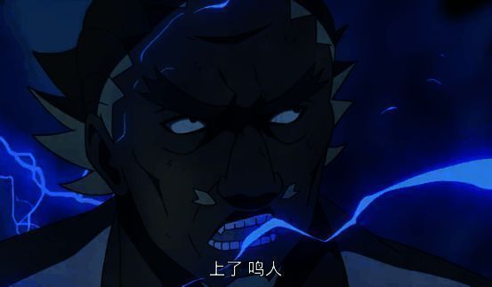 艾在战场中央高举雷遁之刃,身后是胜利的旗帜,画面充满荣耀感