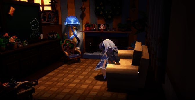 二楼书桌与卧室布置，手作家具与个性化装饰