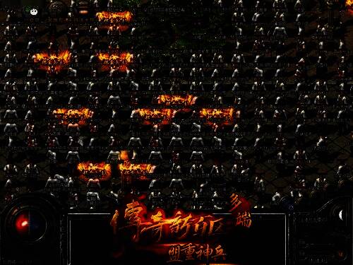 玛法大陆全景图,展现各大地图风貌与战斗场景