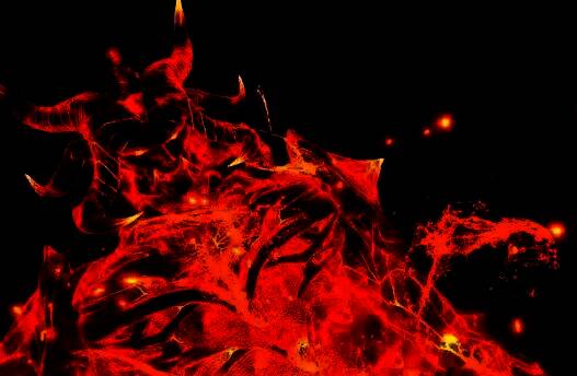 初始四大魂兽立绘图,展示火狼、风狮、草熊与水灵龟的形态特征