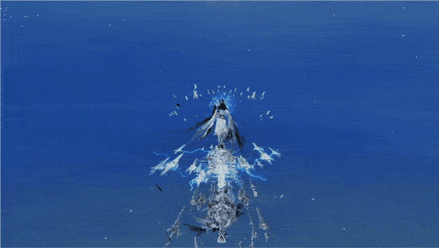 剑来开天完整形态，剑翼凌空，气势恢宏，宛如神兵降临