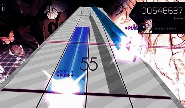 Arcaea搭档界面展示，展示光与对立角色形象与技能说明