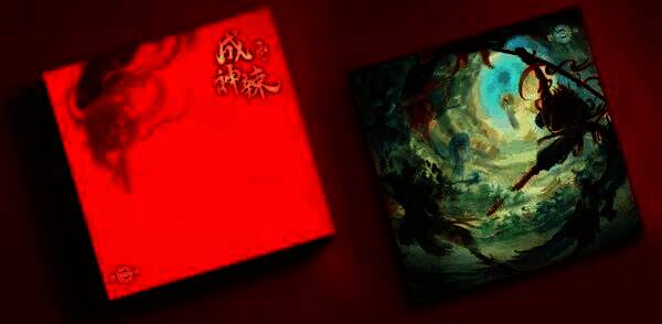 封神再临与吉顺隆辣酱联名礼盒,六种口味分别对应游戏角色哪吒、杨戬、妲己等形象,包装设计极具国风特色