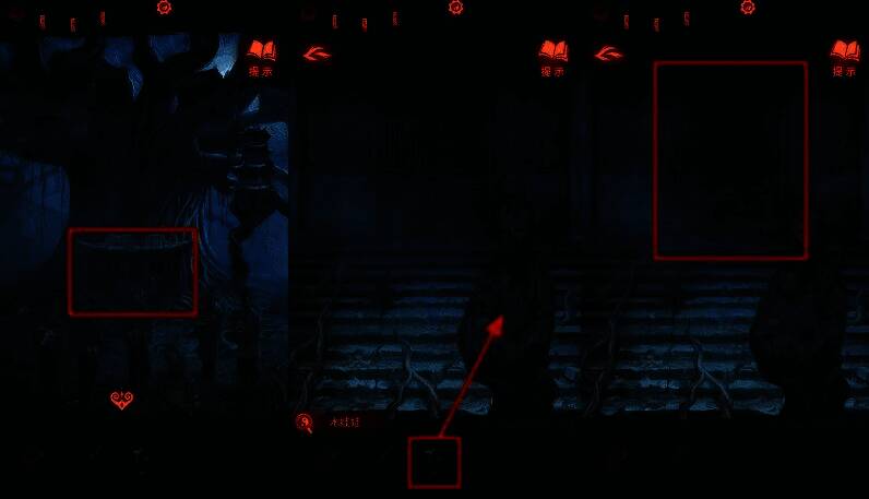 庙门成功开启后的场景画面