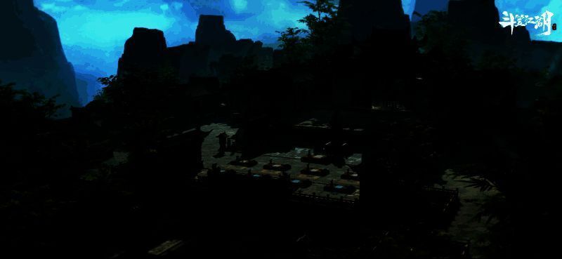 游戏剧情界面展示，主角身披斗笠，背景为烽火连天的明朝战场