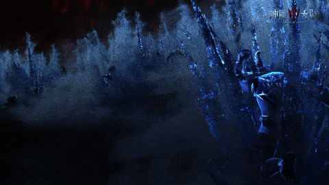 游戏战斗画面，角色施展技能，释放华丽特效，与巨型BOSS激烈对抗