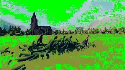 花园战争中萌态可掬的兵种对战场景