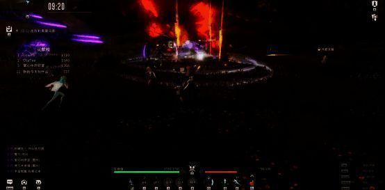 BOSS释放地面AOE技能,玩家需快速移动躲避攻击范围