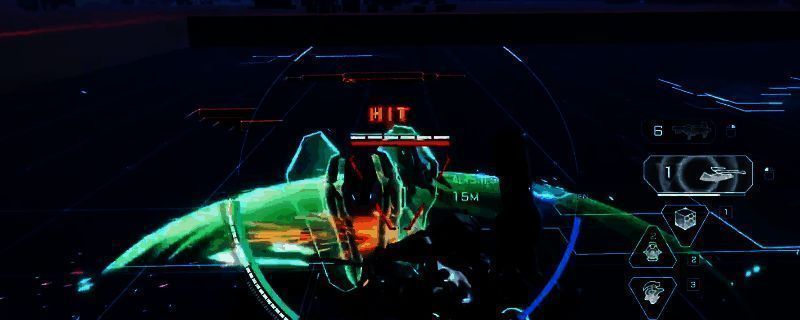 《解限机》赤霄机甲手持重型斩斧冲锋战斗的动态画面,背景为未来战场环境