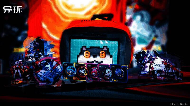 玩家排队参与活动,领取限定周边,展台前人潮涌动