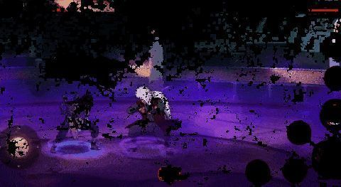 大蛇丸伸长脖颈发动毒牙攻击,紫色毒雾弥漫战场的恐怖场景