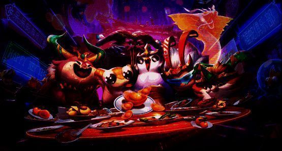 PBE福星版本宣传图，展示云顶之弈福星赛季的欢乐风格与阵容自由搭配特色