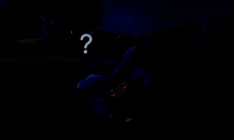 雷光貂在石庙内侧出现的画面，前方有能量球机关，体现解谜玩法