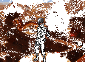 旗木卡卡西释放须佐能乎全身披甲，雷光环绕，气势逼人