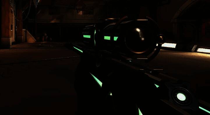 冥驹换弹动画特写,机械结构拆解重组过程清晰可见,充满科幻质感