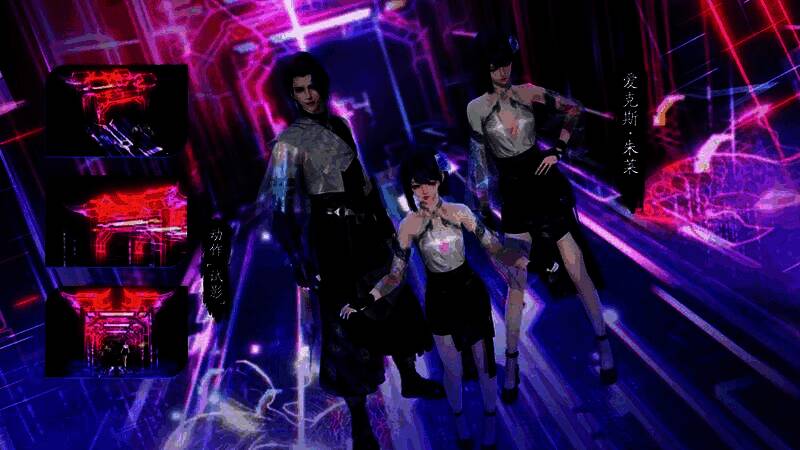 角色做出【试影】动作，身体轻旋半圈后摆出持枪瞄准姿势，动作流畅帅气