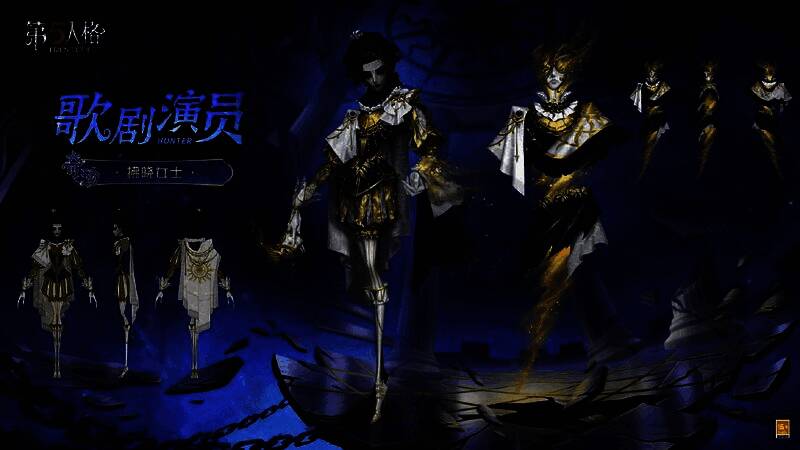 歌剧演员新皮肤拂晓女士展示：面具华丽璀璨，金色太阳与黑色蛛网交织，极具视觉冲击力