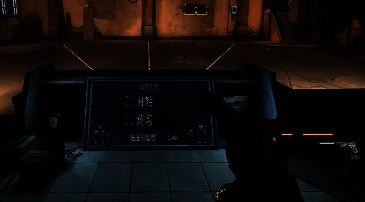 玩家使用鬼魅在掩体后进行偷袭的战斗画面，敌人头顶冒出暴击红字，场面极具压迫感