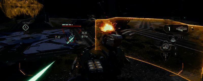 《解限机》游戏内鼠标键盘设置界面,展示玩家正在调整技能快捷键绑定至鼠标侧键的操作过程