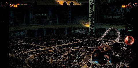 玩家通过摇杆调整敌人落地方向，完成精准控场