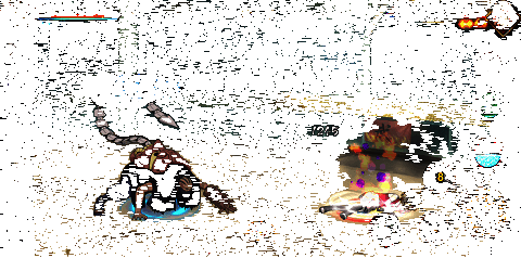 奥义释放全过程，刀阵落下对敌人造成范围打击