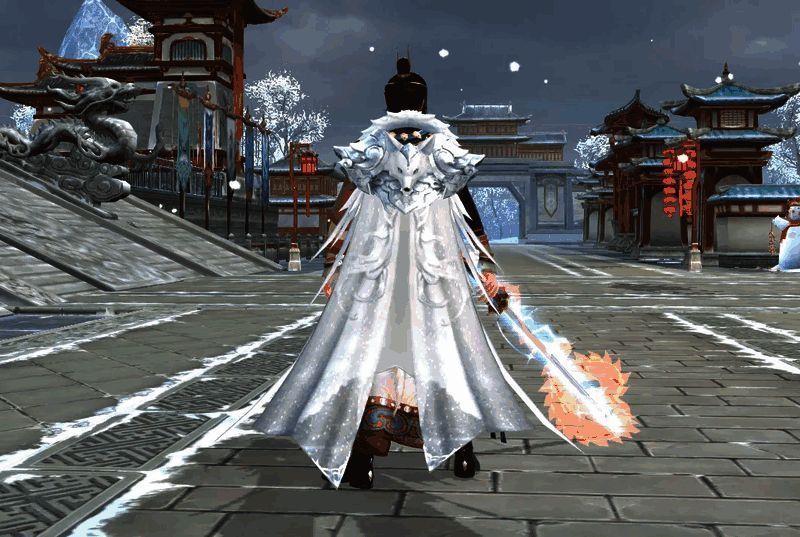 花萝织春与寒夜辞雪披风对比图，春日繁花与冬日雪景交相辉映