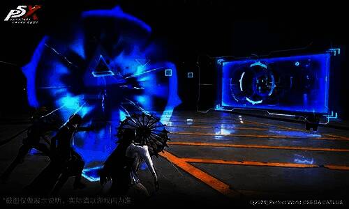 多祢村理子·未央角色立绘：身着全新战斗服，手持风刃武器，眼神坚定地望向远方，背景为流动的疾风特效