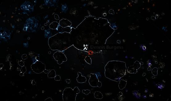 数艘采矿舰围绕资源点稳定作业，能量光束持续连接，正在进行持续开采