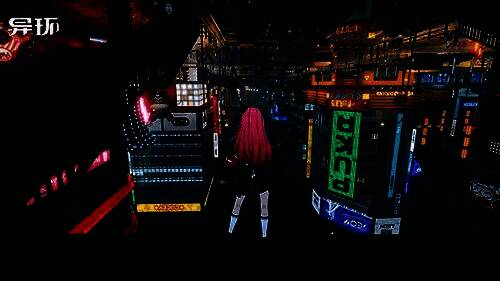 《异环》限定周边展示,包括徽章、立牌与主题帆布袋