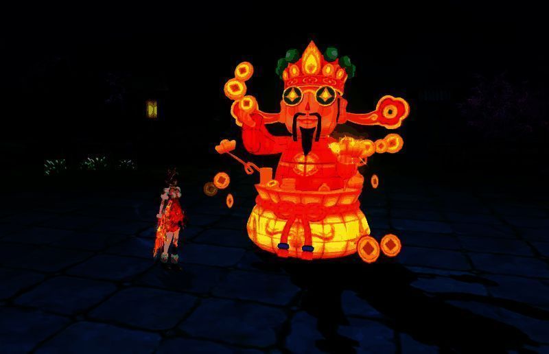 蛇巳巳珍兽皮肤展示图,小蛇造型圆润可爱,头顶小元宝,充满年味