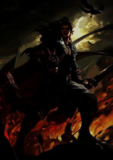 SP曹操技能展示界面，详细标注【向西】【哀歌】【逐北】三个技能的触发条件与效果