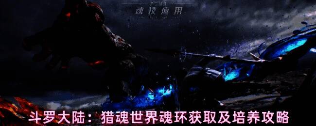 游戏内魂环猎取界面展示,角色面前悬浮着不同颜色的魂环,背景为魂兽森林场景