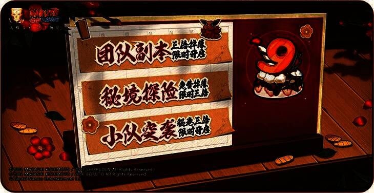 超级倍倍倍活动宣传图,标注团队副本、秘境探险等玩法奖励翻倍标识