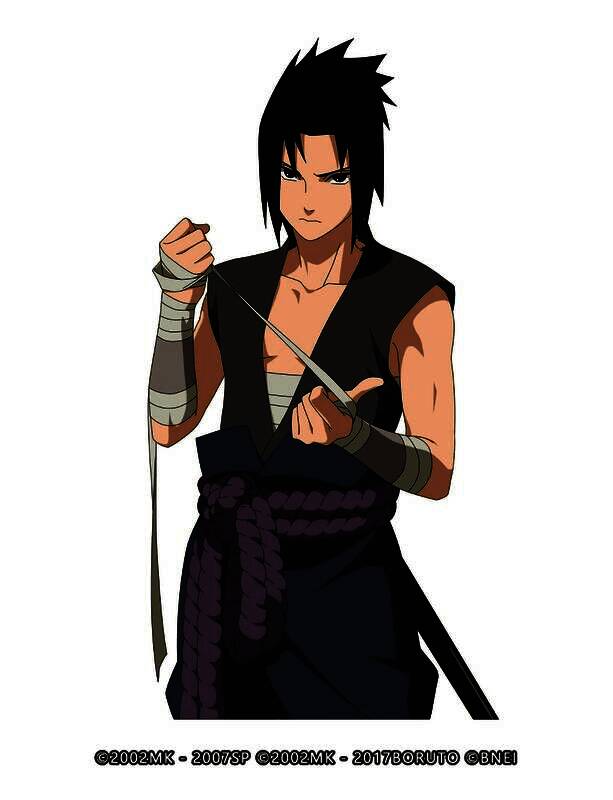 宇智波佐助「疾风传」全新时装展示图,身披暗红风衣,眼神锐利