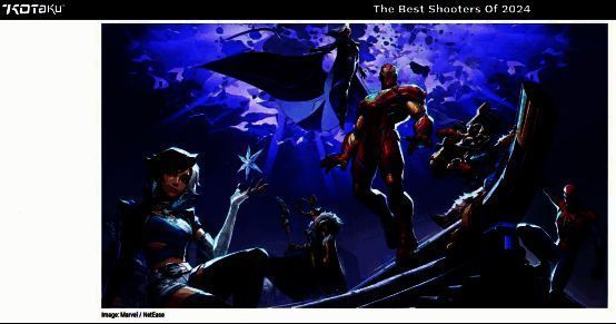 KOTAKU评选2024年度十大射击游戏,《漫威争锋》位列其中