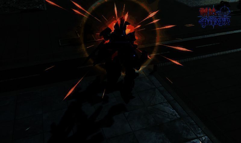 分离形态下尊者敢达施展三连击，动作迅捷