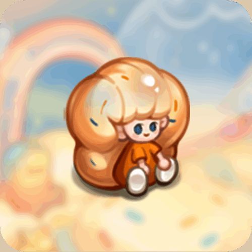 玩家角色穿戴「白日梦小姐玩偶」装扮的展示图，整体造型可爱梦幻，头戴星月发饰