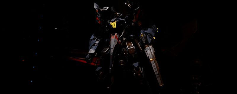 《解限机》中多款机兵机体并列展示，金属质感强烈，外形设计充满未来科技感，背景为城市废墟战场