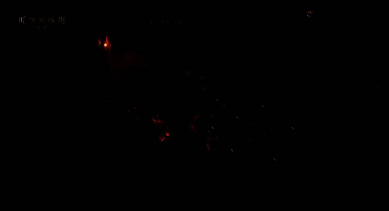 迪亚波罗悬浮空中,口中发出蓝色声波冲击,周围士兵纷纷化为尘埃