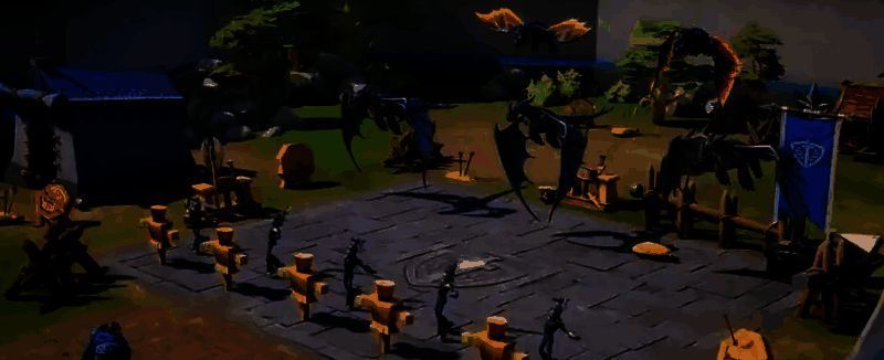 阵容搭配示意图,罗莎位于后排左侧,身旁标注‘辅助/控场’,右侧为高攻输出和前排坦克,形成完整战术体系