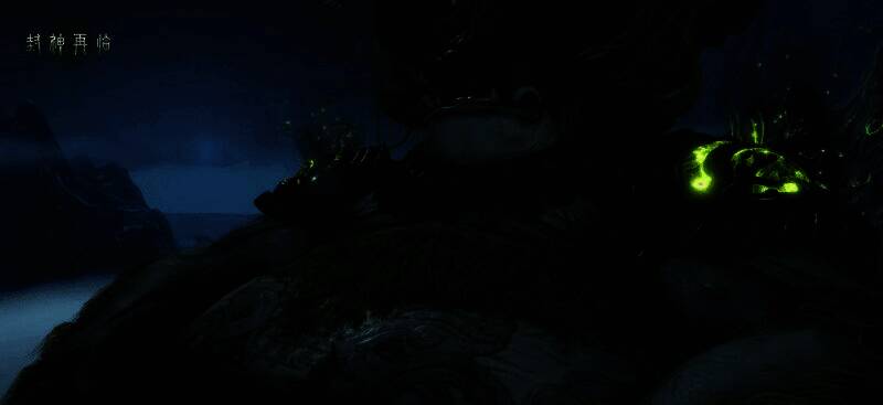 修仙者与巨大魔化神兽激烈交战,地面裂痕遍布,魔气缭绕,空中飘散着魔魂光点