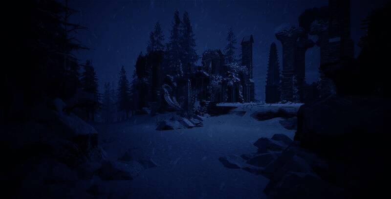 角色在森林中与巨型怪物激烈战斗的画面，技能特效华丽，环境光影逼真，体现虚幻5引擎带来的高品质视觉表现